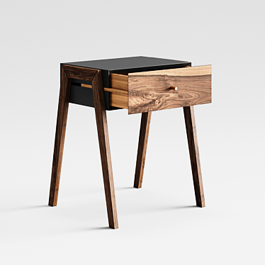 Storm Nightstand: Sleek and Stylish 3D model image 1 