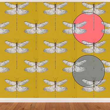 Seamless Wallpaper Set - 3 Colors 3D model image 1 