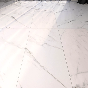 Luxury Marble Floor Tiles 3D model image 1 