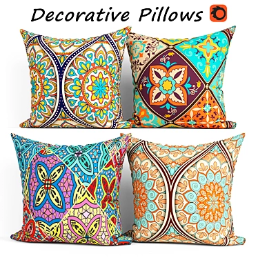 330 Suesoso Decorative Pillows Set 3D model image 1 