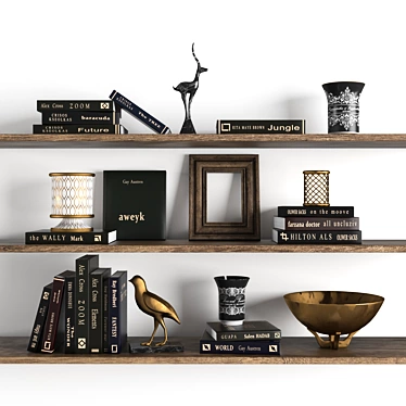 Elegant Home Decor Set 3D model image 1 