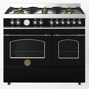 Title: Bertazzoni Heritage Gas Stove 3D model image 1 