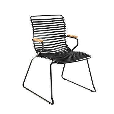 Elevate Dining Chair: Tall Back Support 3D model image 1 