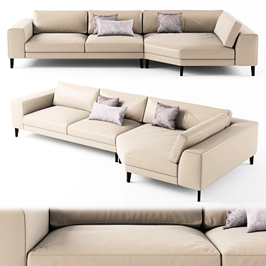 Casamilano Hamptons Corner Sofa 3D model image 1 