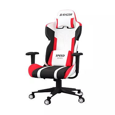 ErgoGaming: Ultimate Comfort Game Chair 3D model image 1 