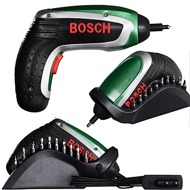 Title: Bosch Cordless Screwdriver - Versatile and Convenient 3D model image 1 