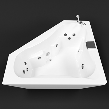 Luxury Corner Jacuzzi: Espree  3D model image 1 