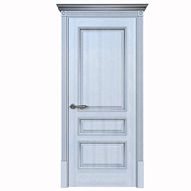 Elegant Vienna Classic Door 3D model image 1 