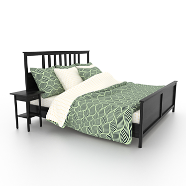 IKEA HEMNES Bed and Nightstand