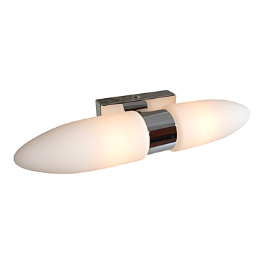 Title: Elegant Aqua A9502AP-2CC Sconce 3D model image 1 