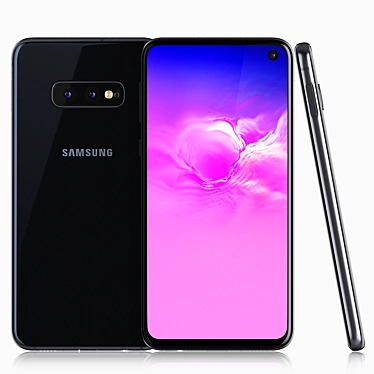 Sleek Samsung S10E Prism Black 3D model image 1 