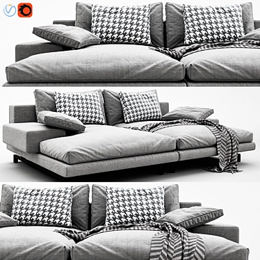 Modern Sherman Arrangement 06: Minotti's Contemporary Luxury 3D model image 1 
