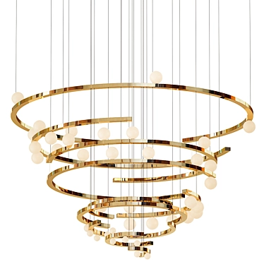 Stylish Ceiling Lamp by Kelvin Cheung 3D model image 1 