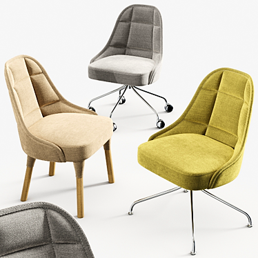 Elegant Elin Chair: Swedish Design Masterpiece 3D model image 1 