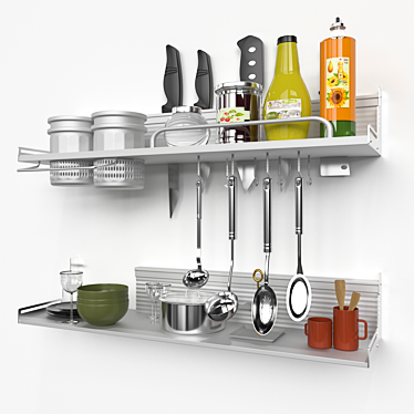 Essential Kitchen Tools 3D model image 1 