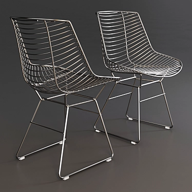 Sleek Flow Filo Chair: Modern Design 3D model image 1 