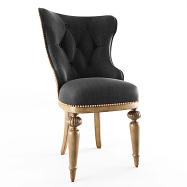 Elegant Classic Chair 3D model image 1 