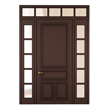 Elegance Beyond Measure: Classic Entry Doors 3D model image 1 