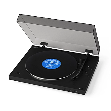 Sony PSLX310BT: Bluetooth Turntable 3D model image 1 