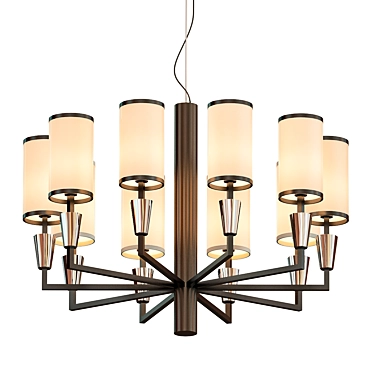 Elegant Illumination: Chandelier China 3D model image 1 