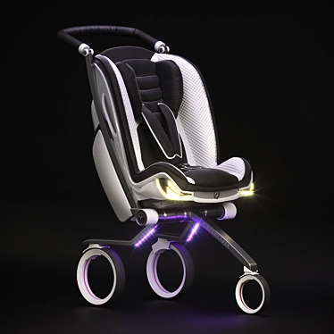 Premium Stroller for Modern Parents 3D model image 1 