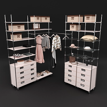 Komandor wardrobe (Rod system)