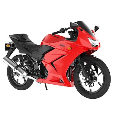 2014 Kawasaki Ninja Sport Motorbike 3D model image 1 