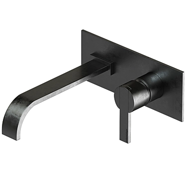 Antoniolupi BK200 Black Metal Sink Mixer 3D model image 1 