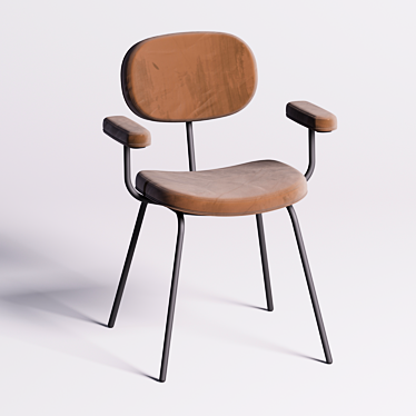 RIL Ergo Armchair 3D model image 1 