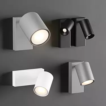 Flexalighting Surface Projectors: Versatile, Stylish Lighting 3D model image 1 