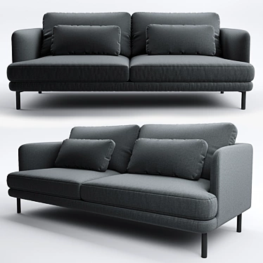 Herman Sofa: Stylish and Comfortable 3D model image 1 