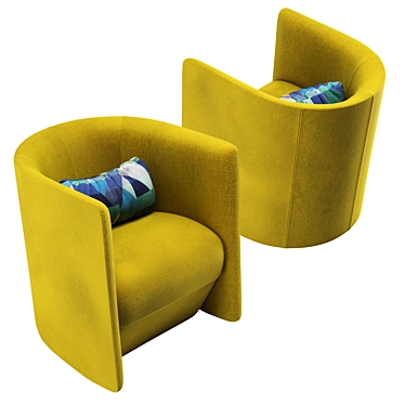 Render Corona 2: Green & Yellow 3D model image 1 