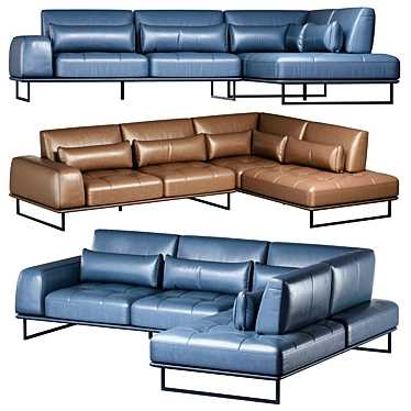 Maxdivani Omer: Modern Style Sofa 3D model image 1 