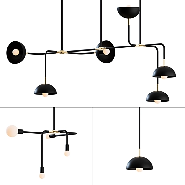 Minimalist Beaubien Lighting Collection 3D model image 1 