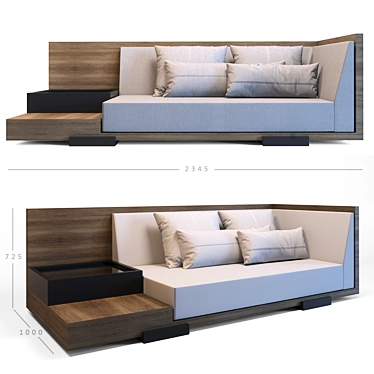 Liaigre Soupir Replica Sofa 3D model image 1 