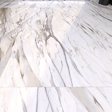 HD Marble Floor Tiles 3D model image 1 