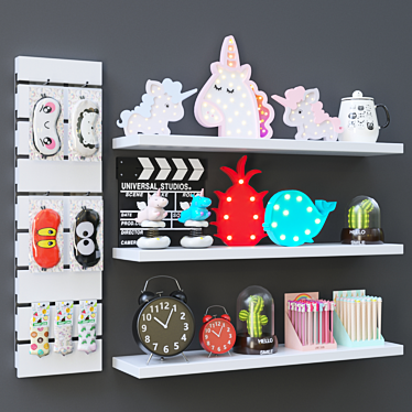 Decor Delight Set: Souvenirs & Decor 3D model image 1 