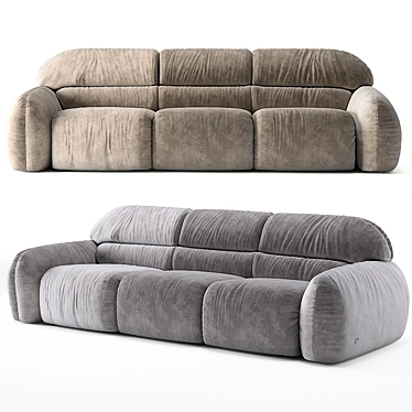 Luxury Comfort: Granpiumotto Busnelli 3D model image 1 