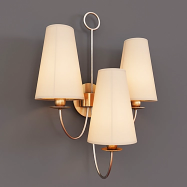 Modern Toya Sconce - Elegant Illumination Solution 3D model image 1 