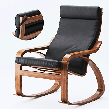Modern Scandinavian Design Chair 3D model image 1 