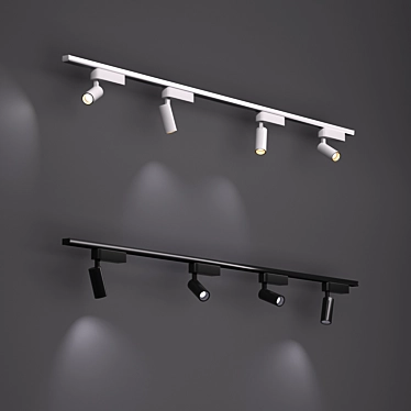 Elegant Track Lighting: Nowodvorski Profile iris 3D model image 1 