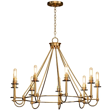 Elegant Distinction: Uttermost Chandeliers 3D model image 1 