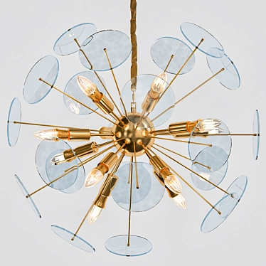 Elegant Luminary: CANDELA's Chandelier 3D model image 1 