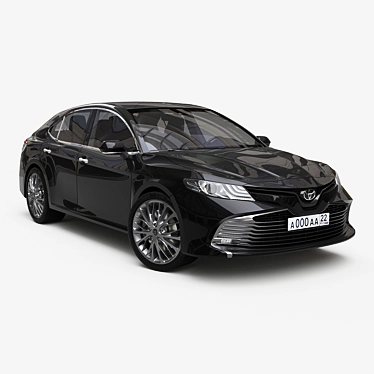 Highly Detailed Toyota Camry 2018 3D Model 3D model image 1 