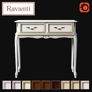 OM Ravanti - Console in Multiple Colors 3D model image 1 