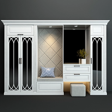 Lock Room Combo Cabinet 3D model image 1 