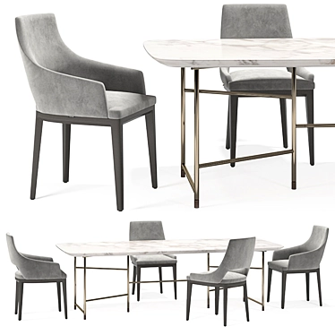 Marelli Kyoto & Grace: Stylish Furniture Set 3D model image 1 