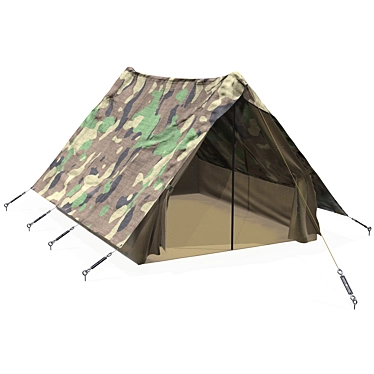 Ultimate Campmaster Folding Tent 3D model image 1 