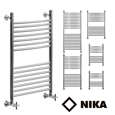 OM LDP (g2) Heated Towel Rail: Stylish and Functional 3D model image 1 