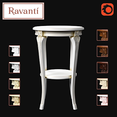 Ravanti Floral Stand №18 - Elegant Flower Holder 3D model image 1 
